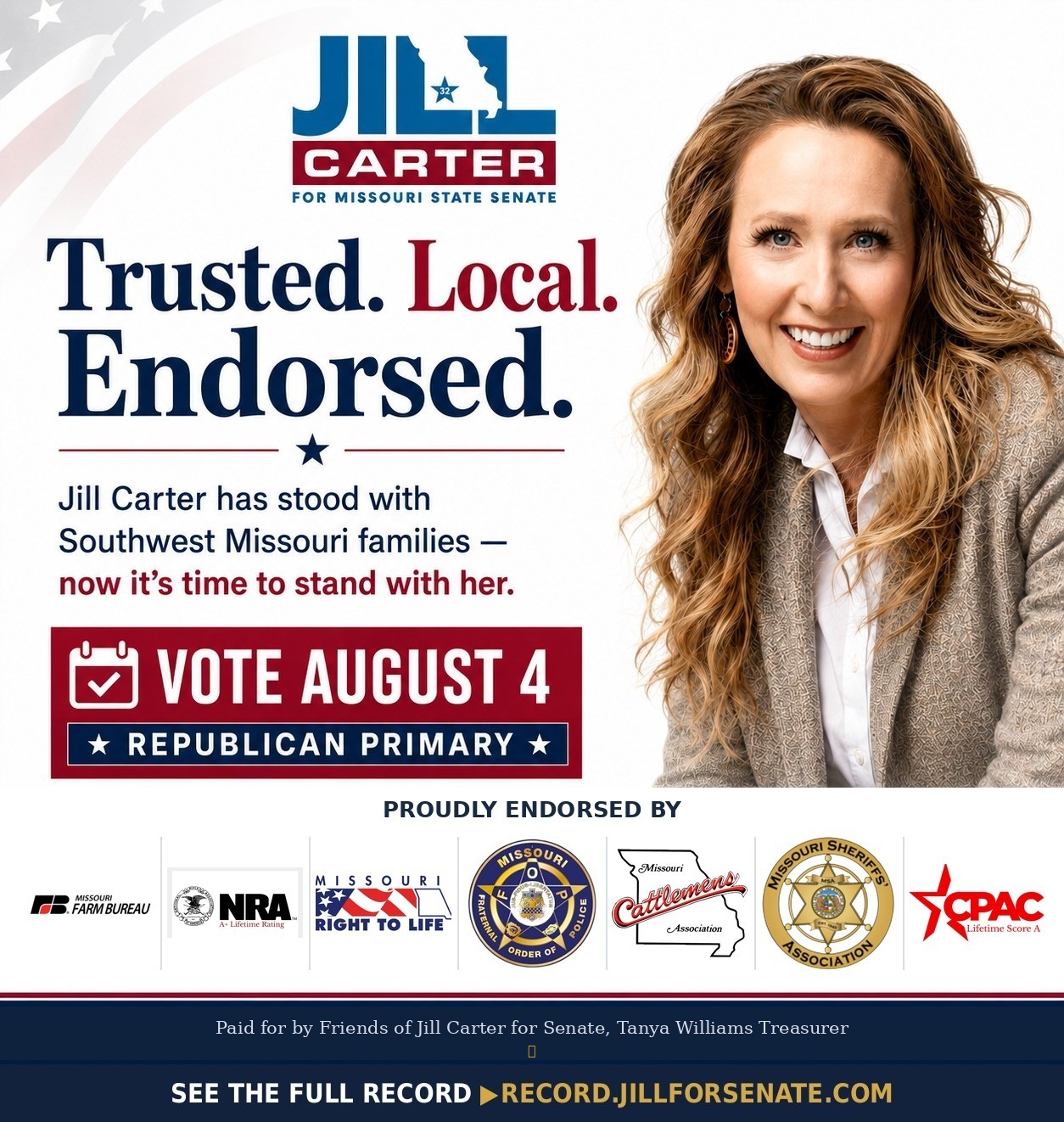 Trusted. Local. Endorsed. share graphic